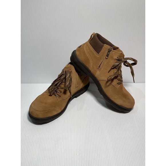 UGG Women's Chestnut Suede HAPSBURG Waterproof Ankle Boots size 11 - Picture 1 of 7